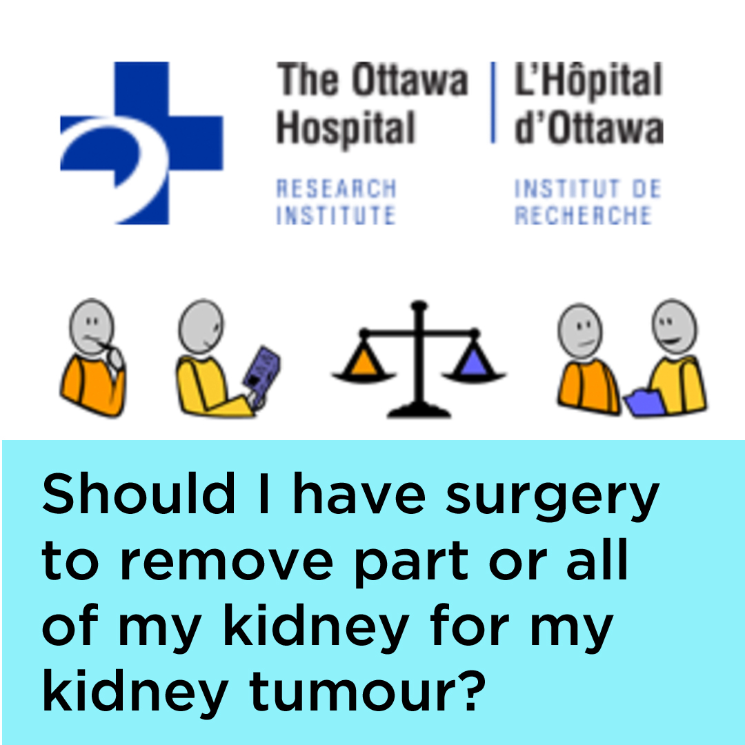 surgery Decision aid for patients considering surgery for their kidney tumour